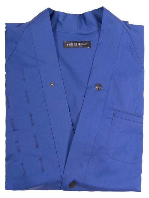United Boroughs Kimono Overshirt Blue
