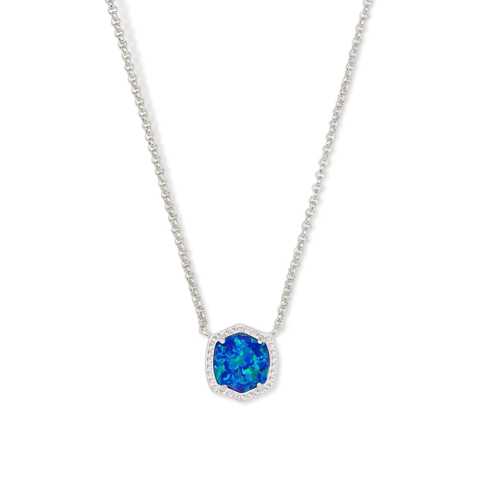 The Davie Gold Pendant Necklace In Lavender Opal