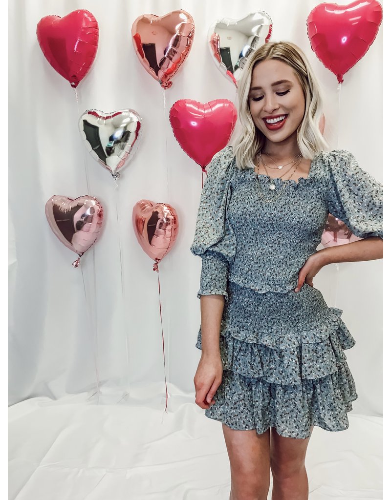 valentine's day smocked dress