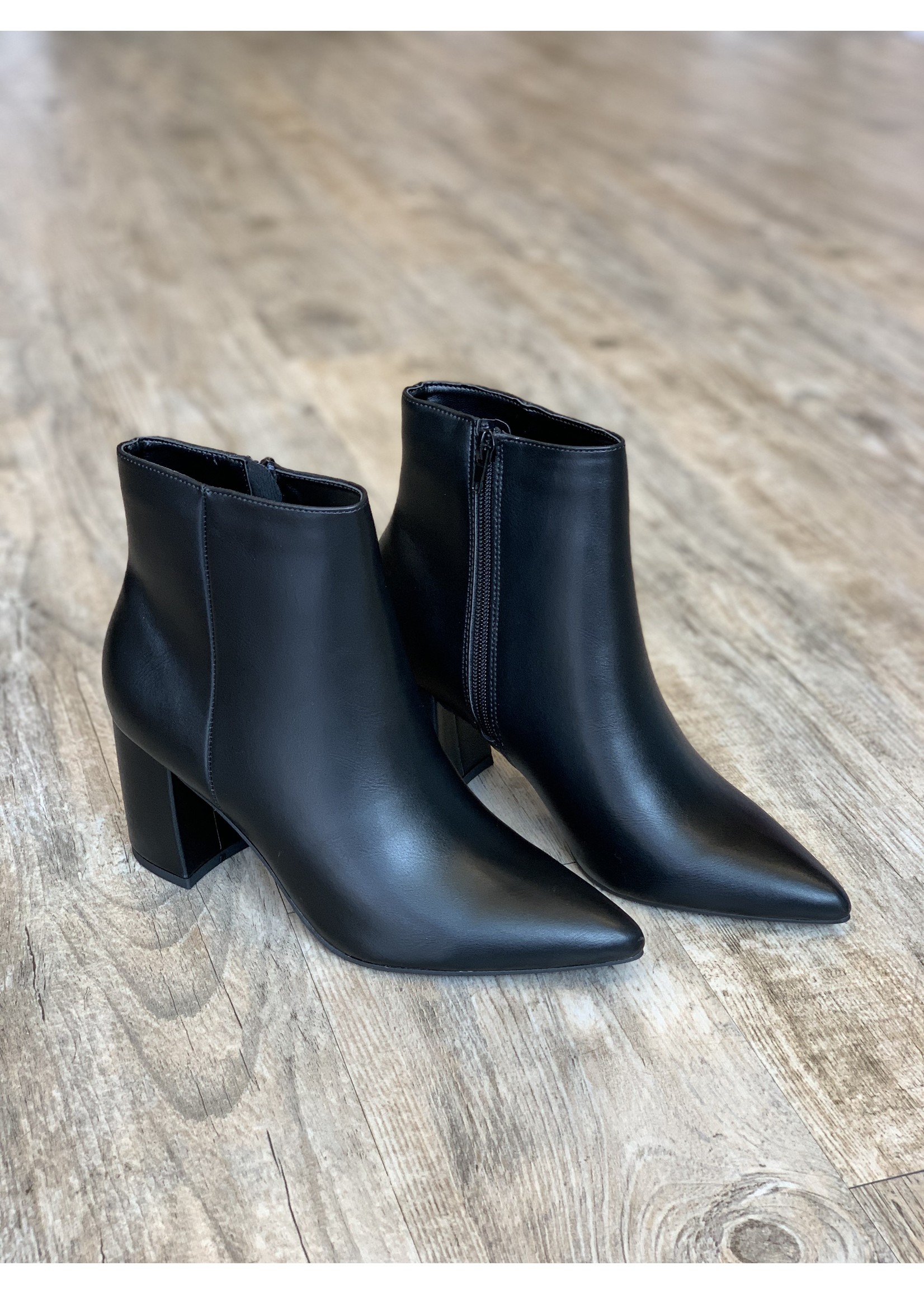 The Hillary Faux Leather Booties