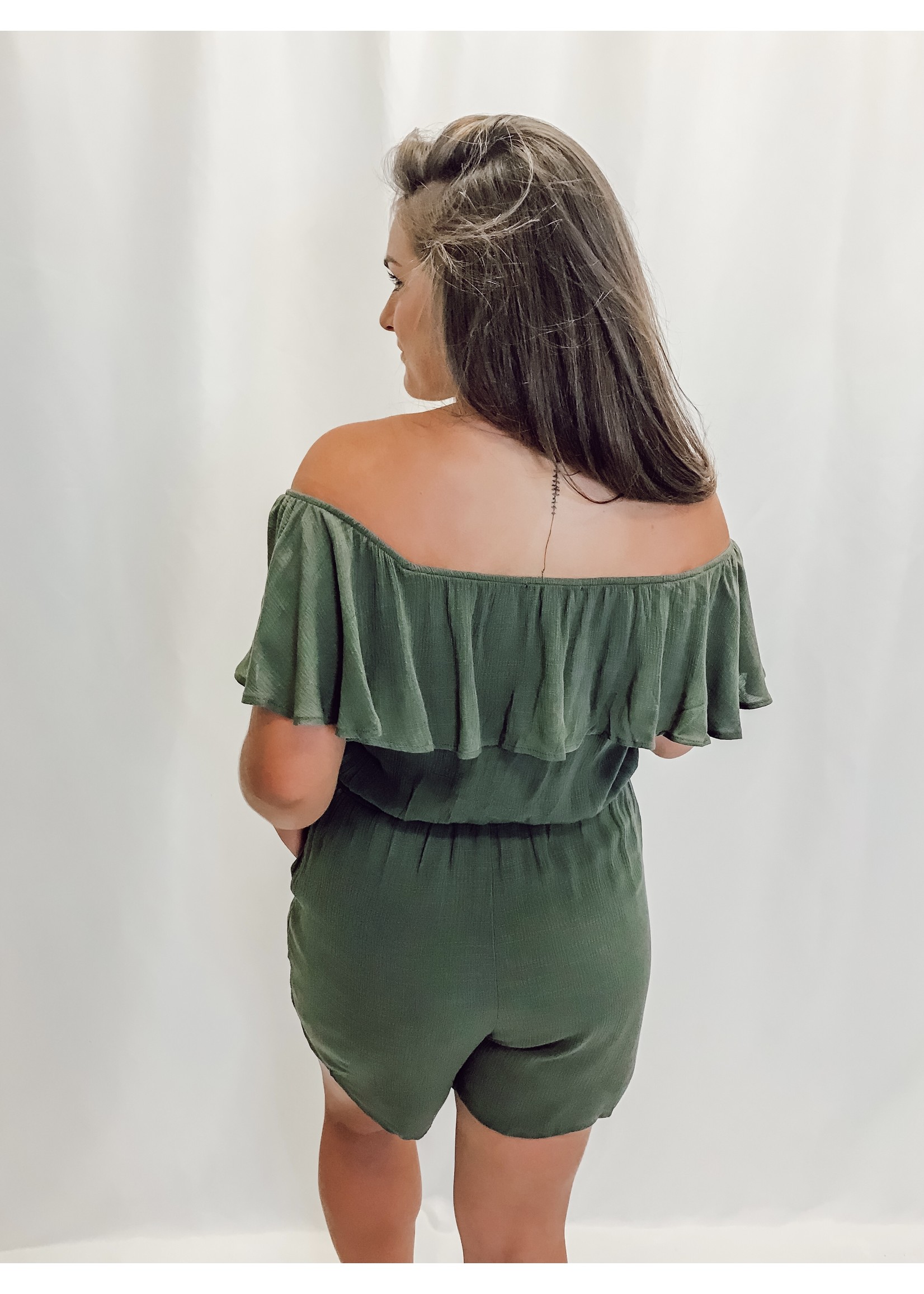 The Everleigh Off The Shoulder Romper