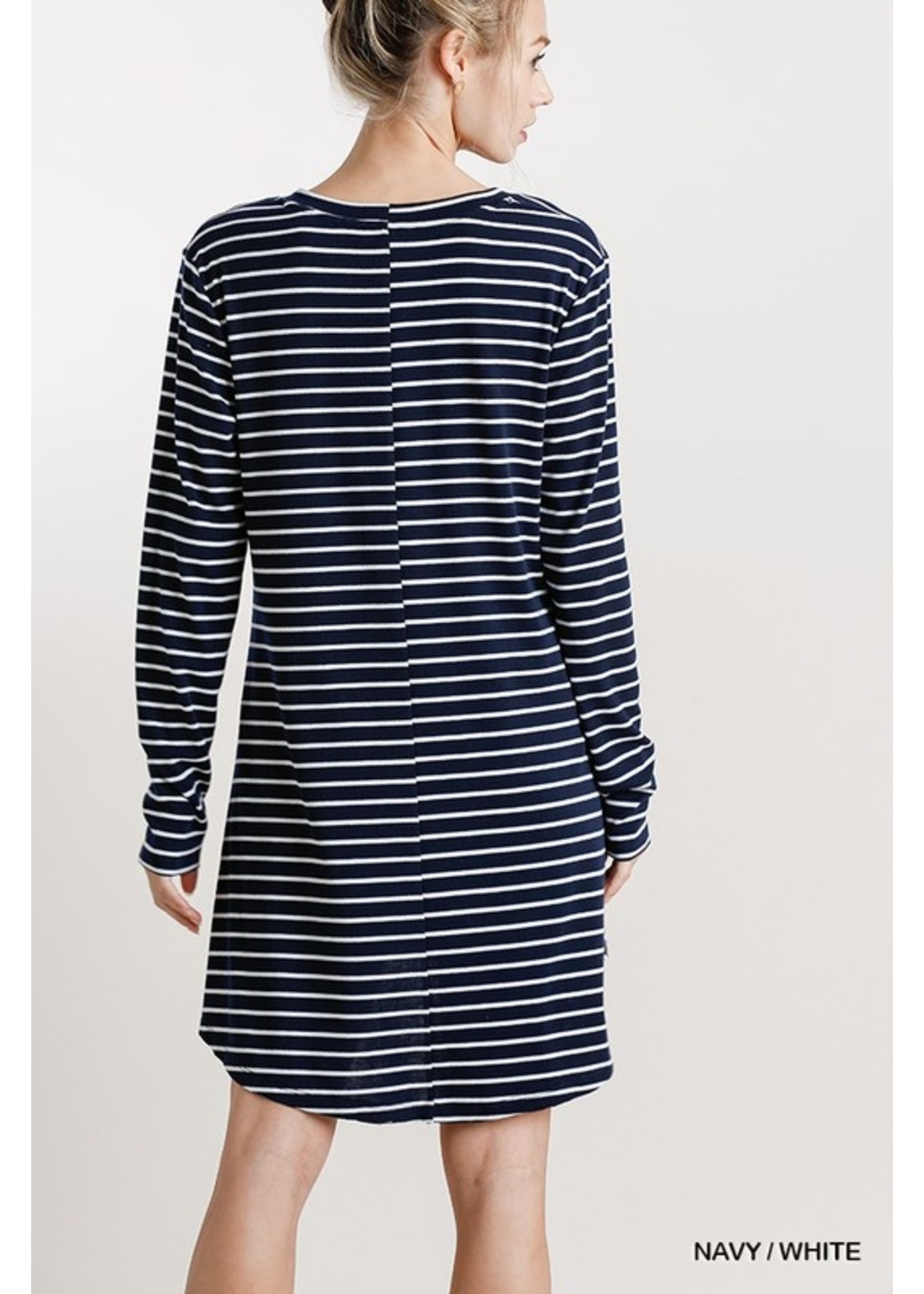 The Allie Pocketed Striped Dress