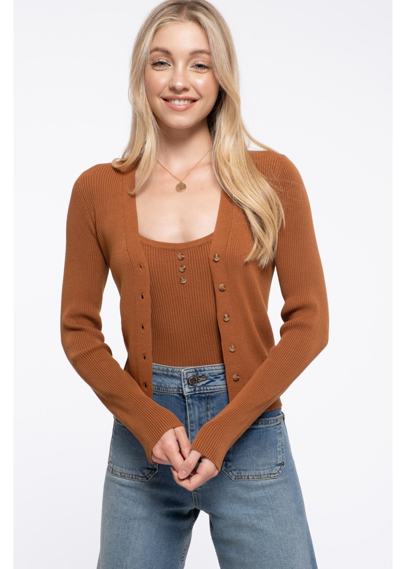 The Piper Button Front Cardigan