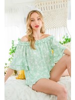The Floral Wishes Off The Shoulder Blouse