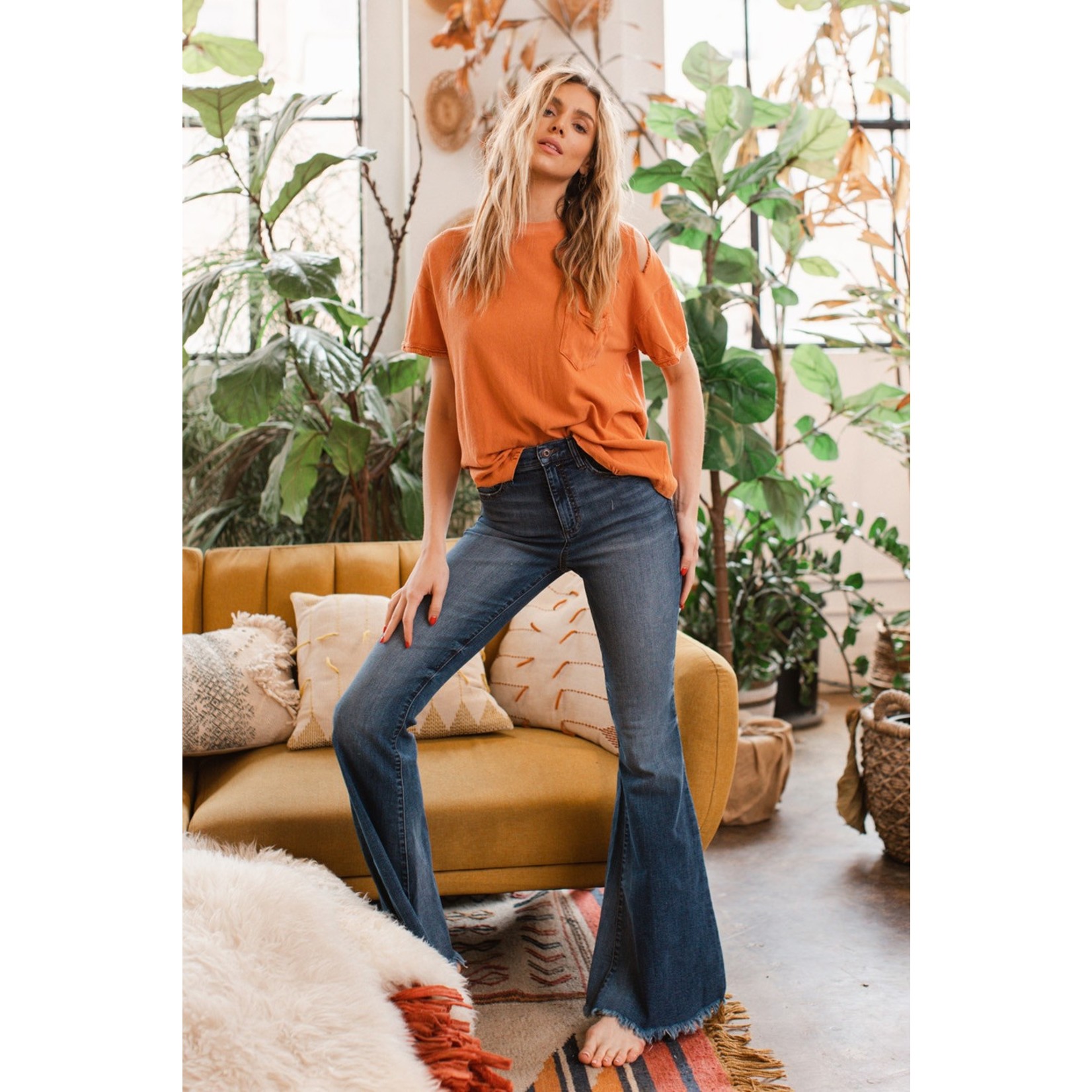 The Candice High Rise Flare Jeans