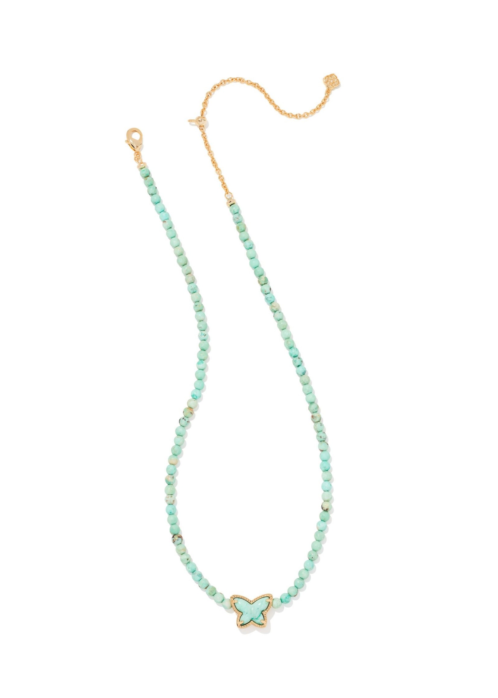 The Beaded Lillia Gold Necklace