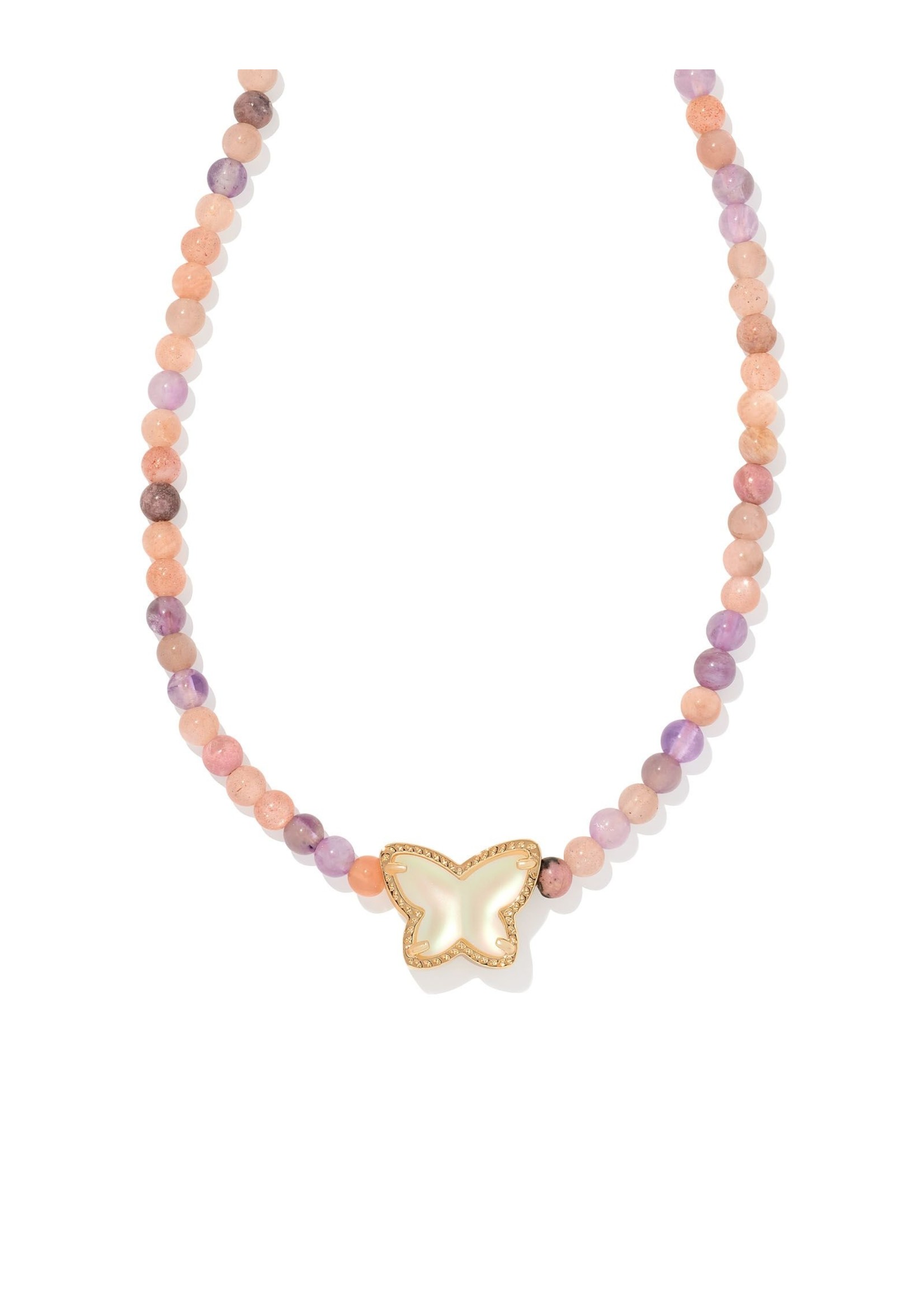 The Beaded Lillia Gold Necklace