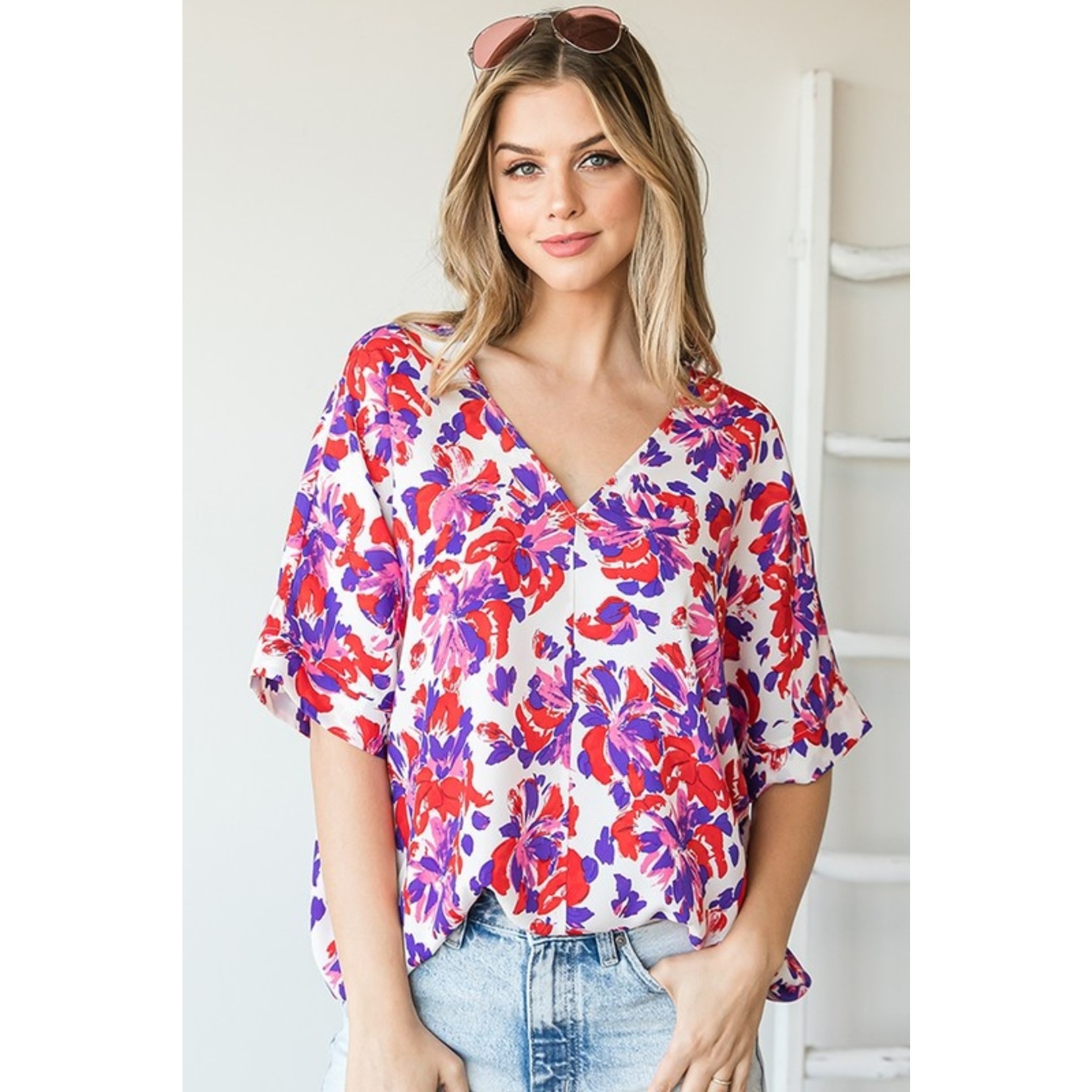 The Marletta Loose Printed Top