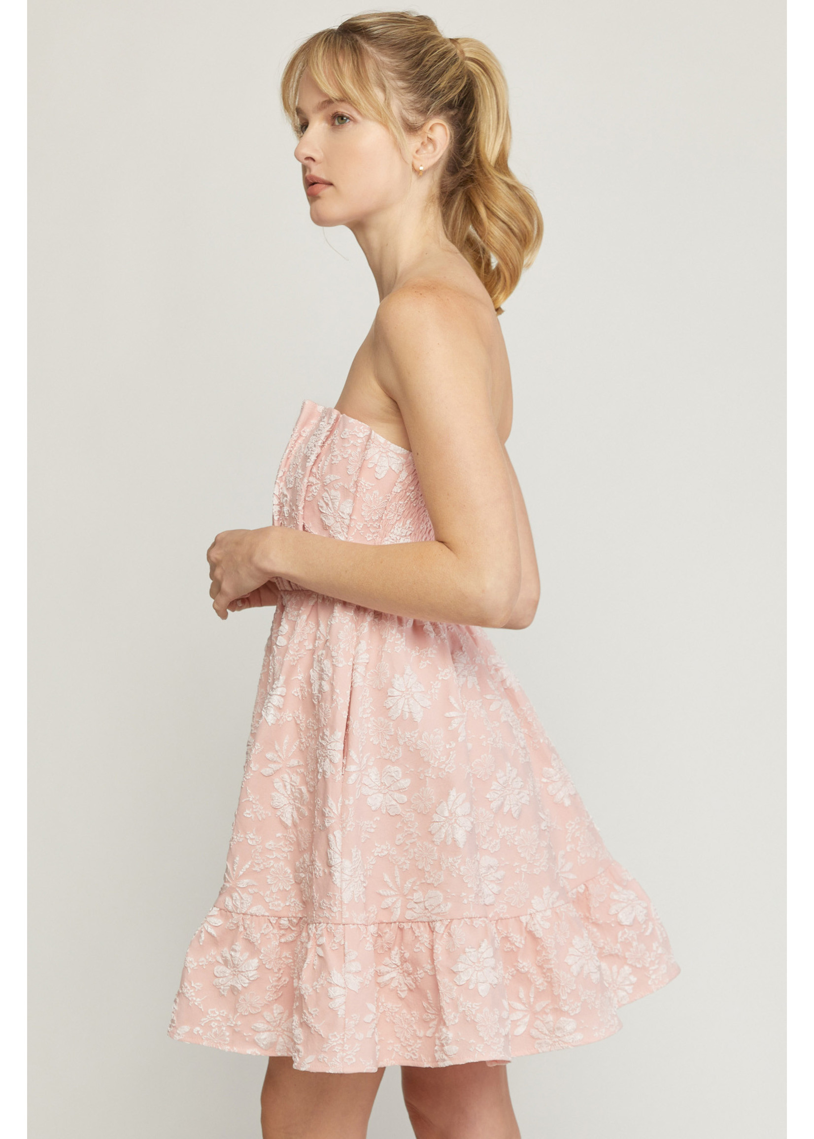 The Waldorf Pleated Floral Dress