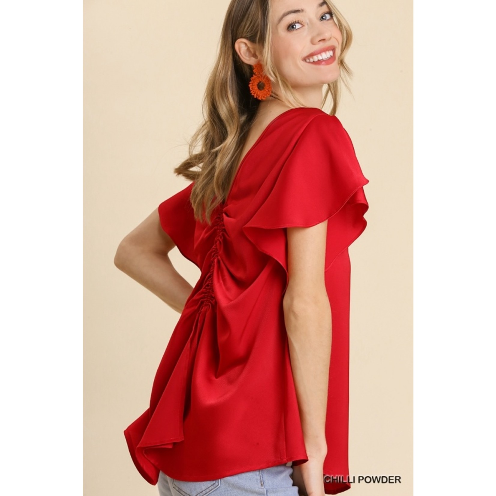 The Favour Ruched Back Blouse
