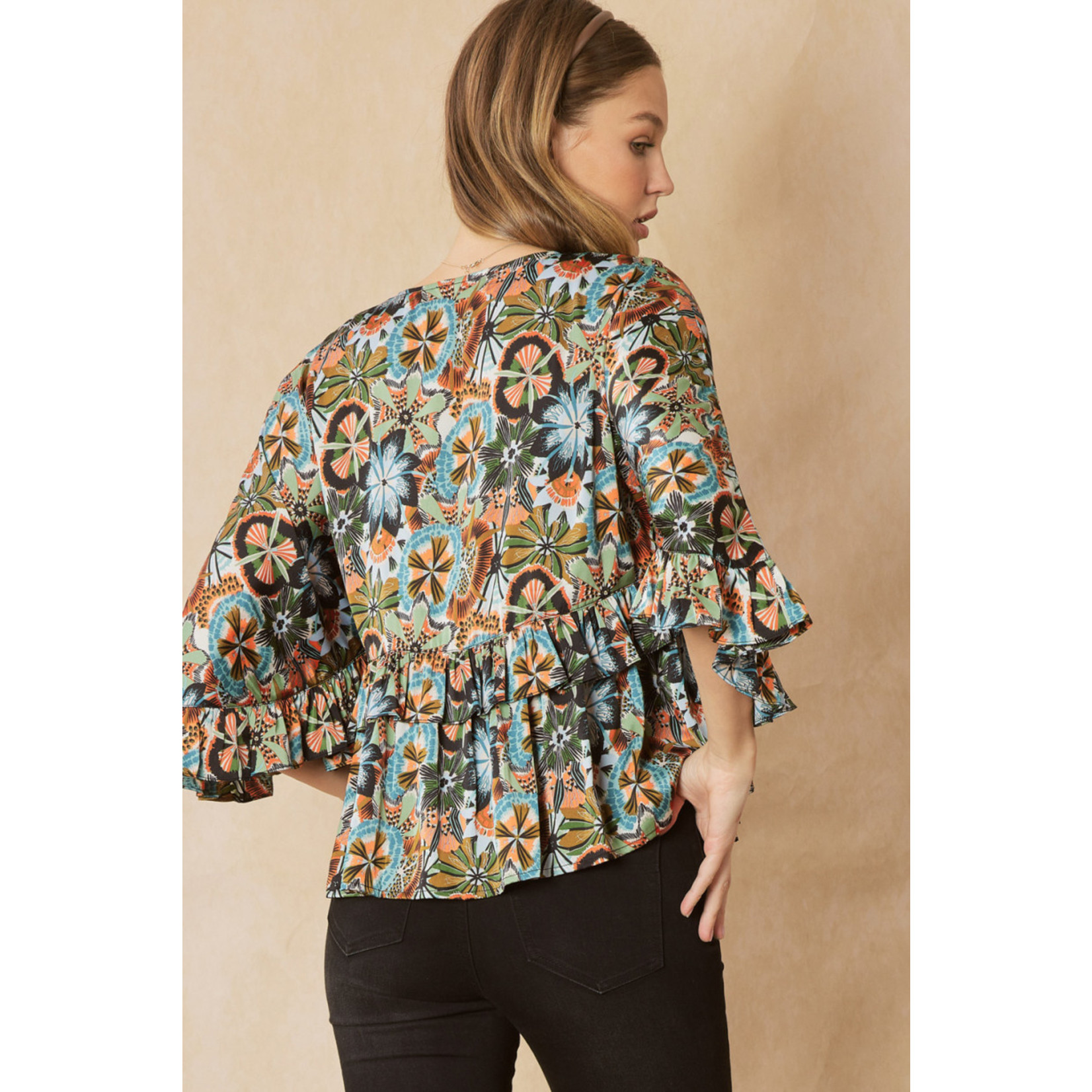 The Donna Floral Print Top