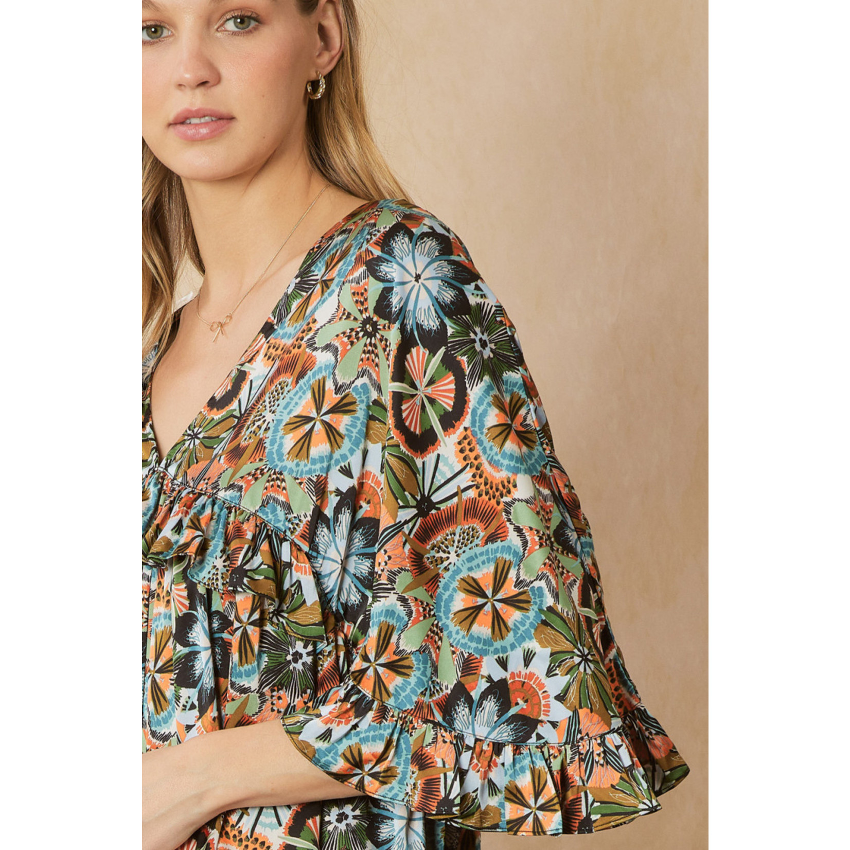 The Donna Floral Print Top