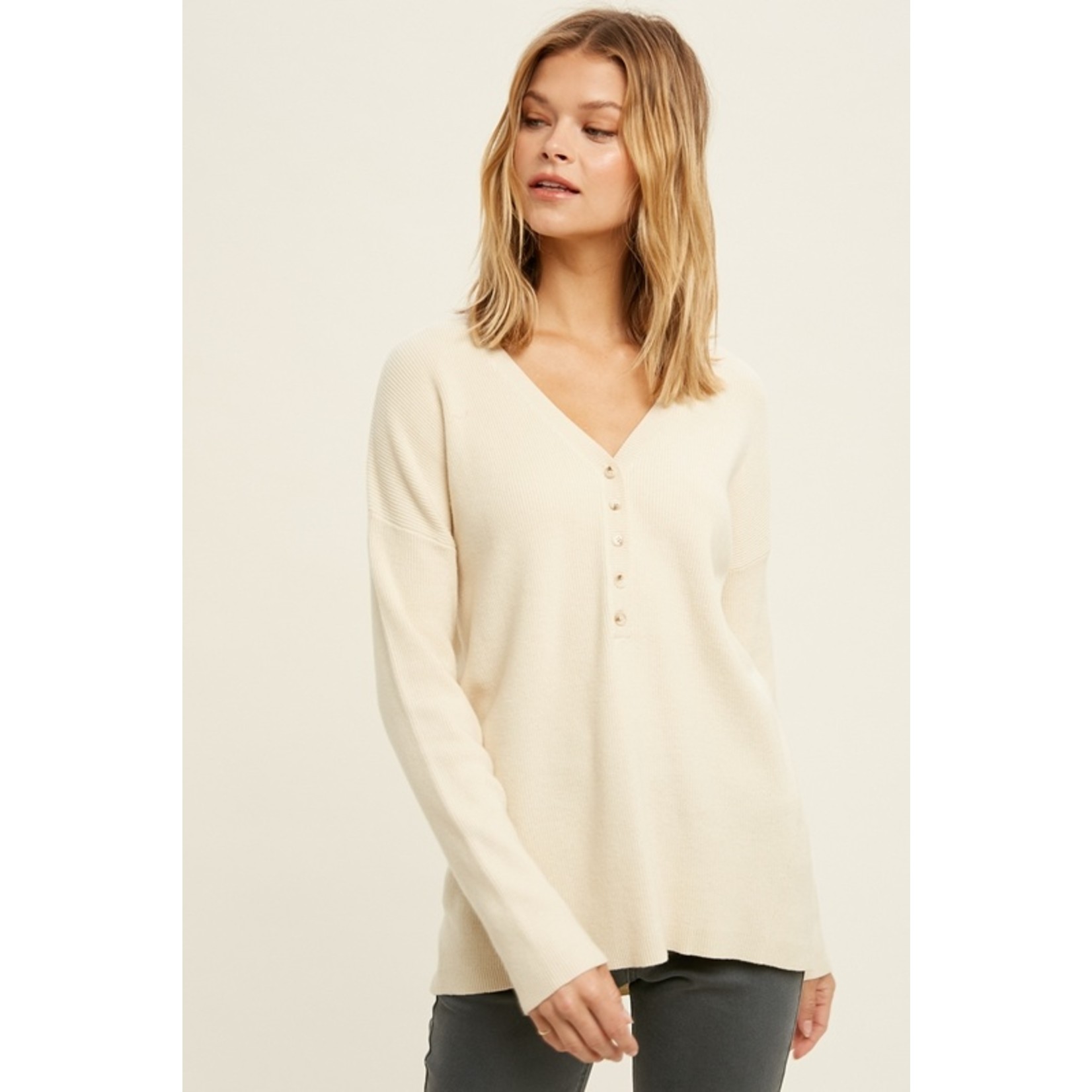 The Myrtle Button Sweater