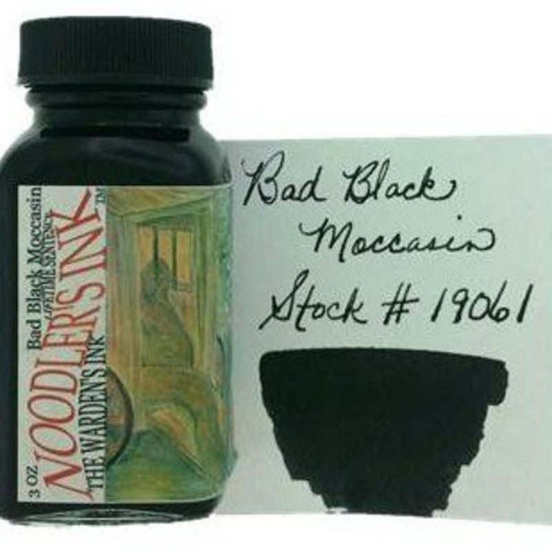 Noodler's Noodler's Bad Black Moccasin - 3oz Bottled Ink