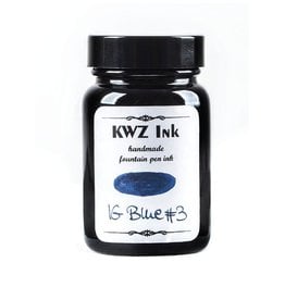 KWZ Ink Kwz Iron Gall Blue #3 - 60ml Bottled Ink