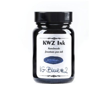 KWZ Ink Kwz Iron Gall Blue #2 - 60ml Bottled Ink