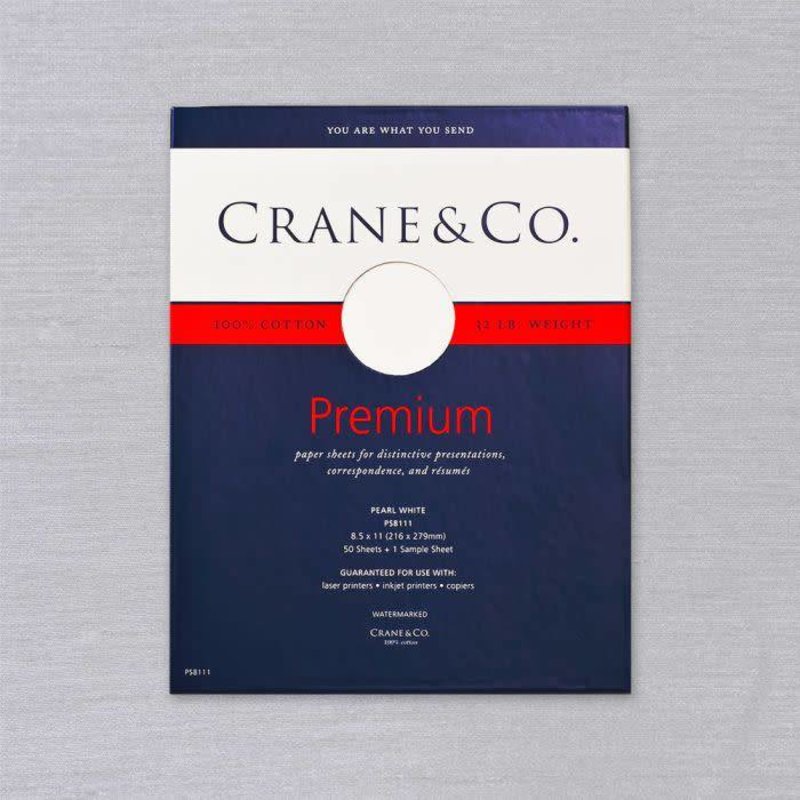Crane Crane Pearl White Resume Sheet