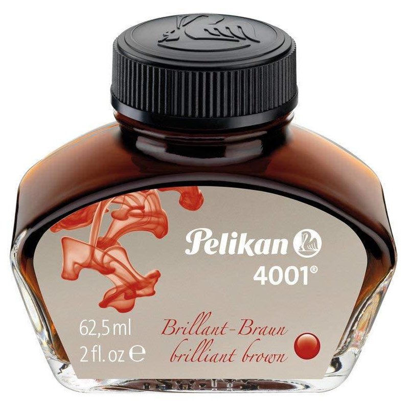 Pelikan Pelikan 4001 Brilliant Brown - 62.5ml Bottled Ink