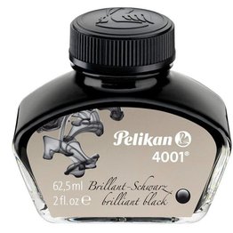 Pelikan Pelikan 4001 Brilliant Black - 62.5ml Bottled Ink