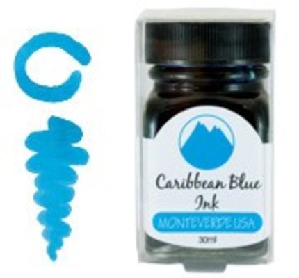 Monteverde Monteverde Caribbean Blue - 30ml Bottled Ink
