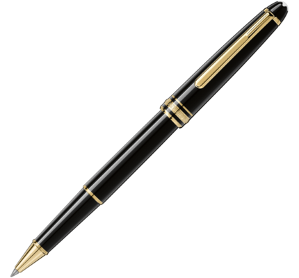 Montblanc Montblanc Meisterstuck Classique Black with Gold Plated Trim Rollerball