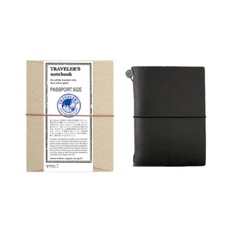 Traveler's Traveler's Notebook Passport Size Black