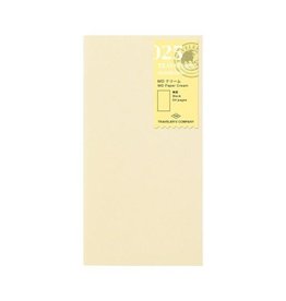 Traveler's Traveler's Notebook #025 Regular Refill MD Paper Cream Blank