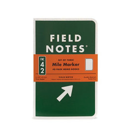 Field Notes Field Notes Mile Marker 3 Pack Notebook