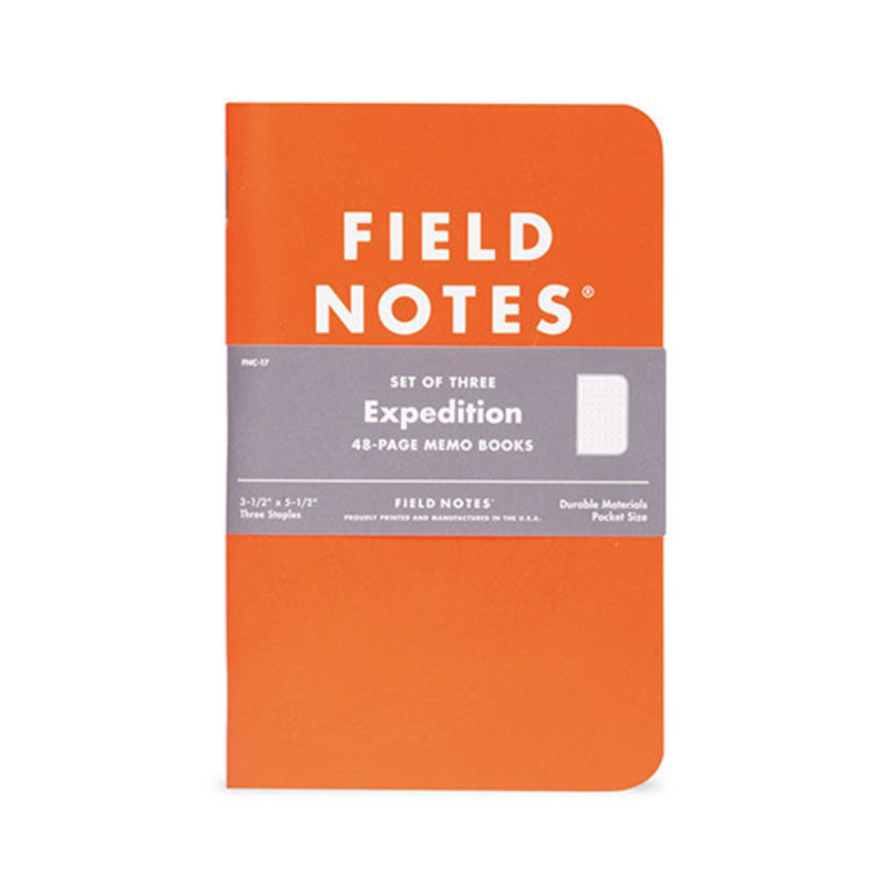 Field Notes Field Notes Notebook - Expedition Dot Grid (3-Pack)