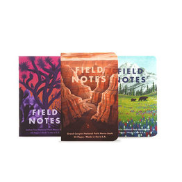 Field Notes Field Notes Notebook - National Parks Series B: Grand Canyon, Joshua Tree, Mt. Rainier (3-Pack)