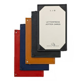 Graphic Image Graphic Image Traditional Leather Jotter for 3x5 Cards