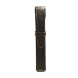 Aston Aston Leather Hardsquare Single Pen Case Black
