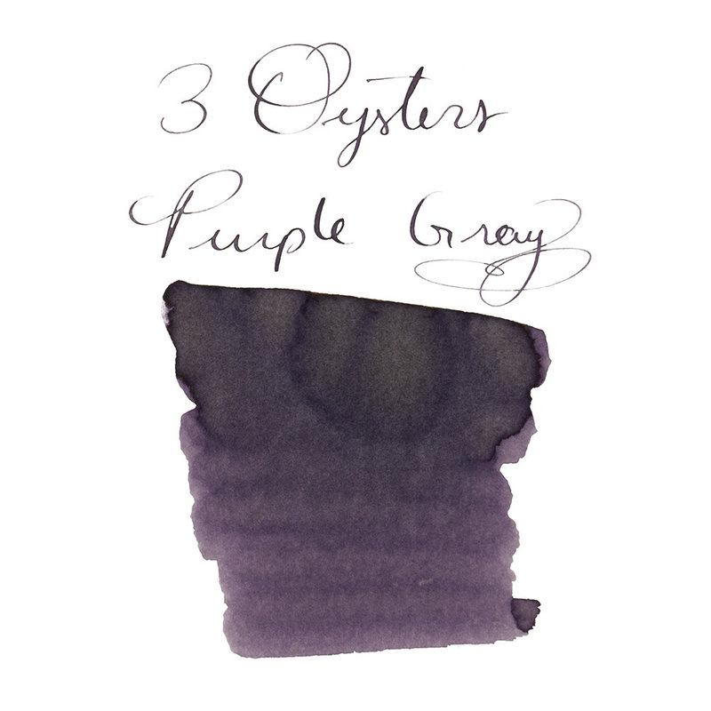 3 Oysters 3 Oysters Delicious Purple Gray - 38ml Bottled Ink