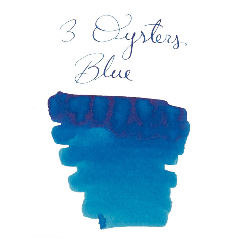 3 Oysters 3 Oysters Delicious Blue - 38ml Bottled Ink