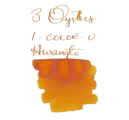 3 Oysters 3 Oysters I-Color-U Hwangto Orange - 38ml Bottled Ink