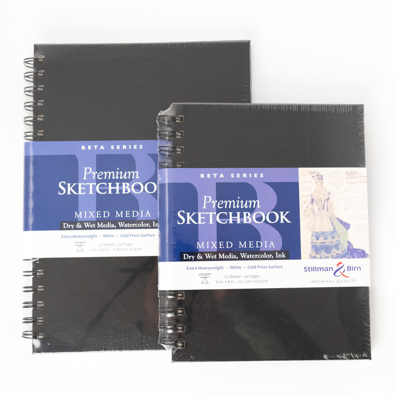 Stillman & Birn Stillman & Birn Beta Series Trio Wirebound Sketchbook, 7" x 10"