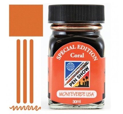 Monteverde Monteverde LA Pen Show Coral - 30ml Core Bottled Ink