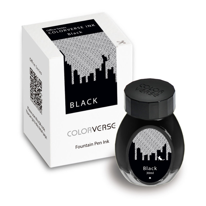Colorverse Colorverse Office Series Bottled Ink - Black (30ml)