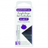 Monteverde Monteverde Ink Cartridges Purple Reign - Set of 12