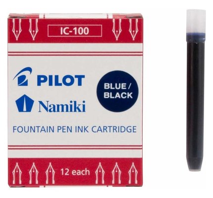 Pilot Pilot IC-100 Fountain Pen Ink Cartridges - Blue/Black
