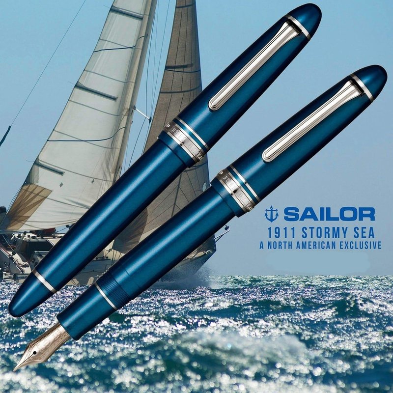 Sailor Sailor North American Exclusive 1911S Fountain Pen - Stormy Sea