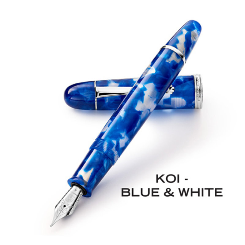 Penlux Penlux Masterpiece Grande Blue Koi Fountain Pen