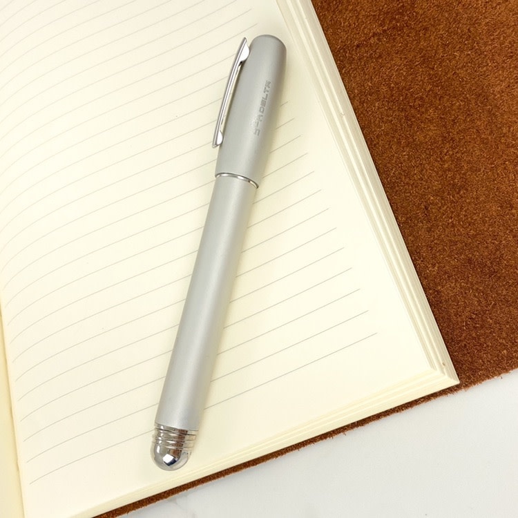 PreOwned Delta Y2K Fountain Pen Silver Medium Dromgoole