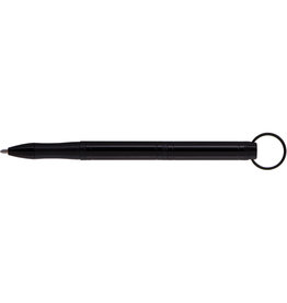 Fisher Fisher BPB Black Anodized Aluminum Backpacker Pen with Key Chain Space Pen