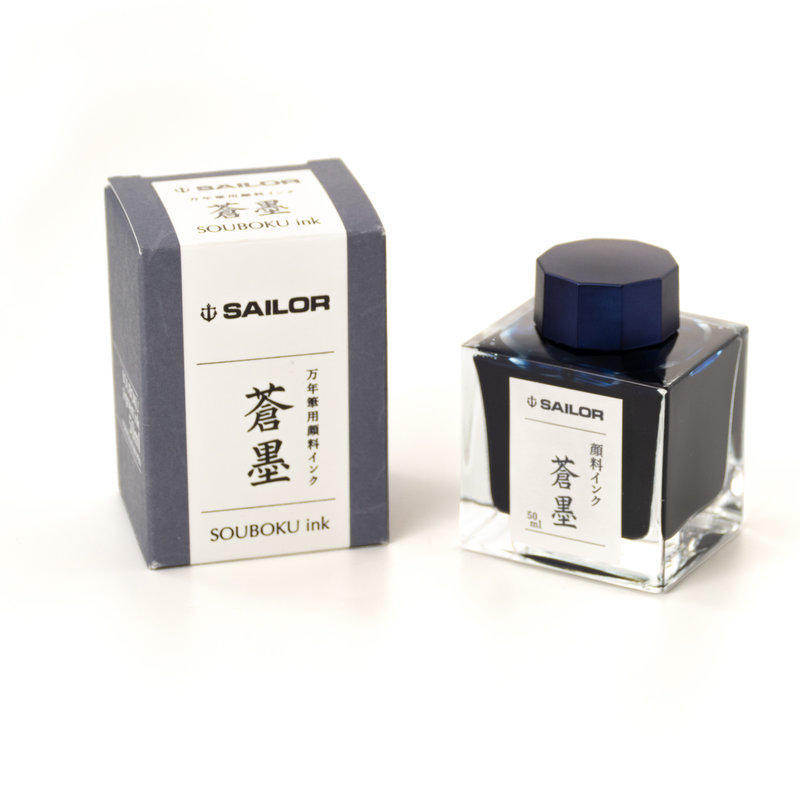 Sailor Sailor Pigment - Souboku Blue 50ml Bottled Ink