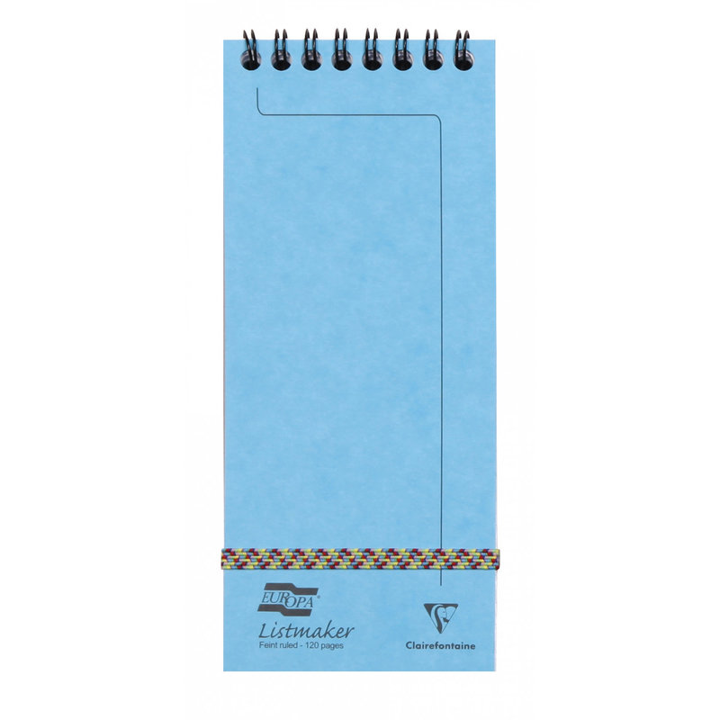 Clairefontaine Clairefontaine #482/1115Z Europa Listmaker Lined Turquoise Notepad 3 x 7