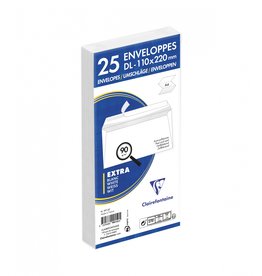 Clairefontaine Clairefontaine #9915 Self-Sealing Tissue Lined Envelopes 4.375 x 8.625 (25 ea)