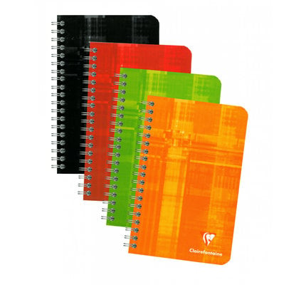 Clairefontaine Clairefontaine #8606 Ruled Wirebound Notebook 4.25 x 6.75 (Assorted)