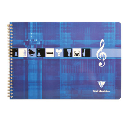Clairefontaine Clairefontaine #8104 Music Notebook Landscape 11.75 x 8.25