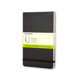 Moleskine Moleskine Reporter Notebook Pocket Softcover Black Plain